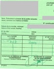 Fiche de recette des frais de certificat de propriété